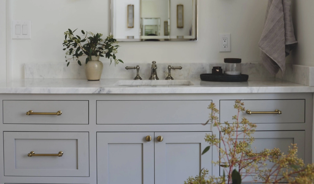 Finished home remodel detail