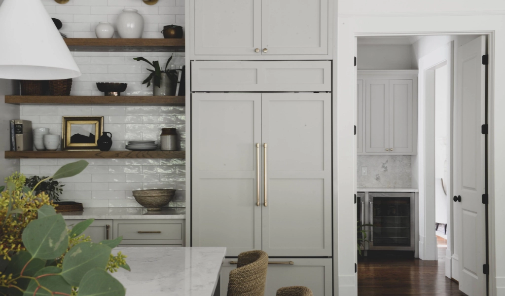 Finished remodel detail with premium materials
